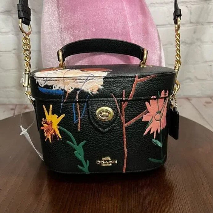 COACH X MICHEL JEAN BASQUIAT Limited edition leather Kay crossbody bag nwt