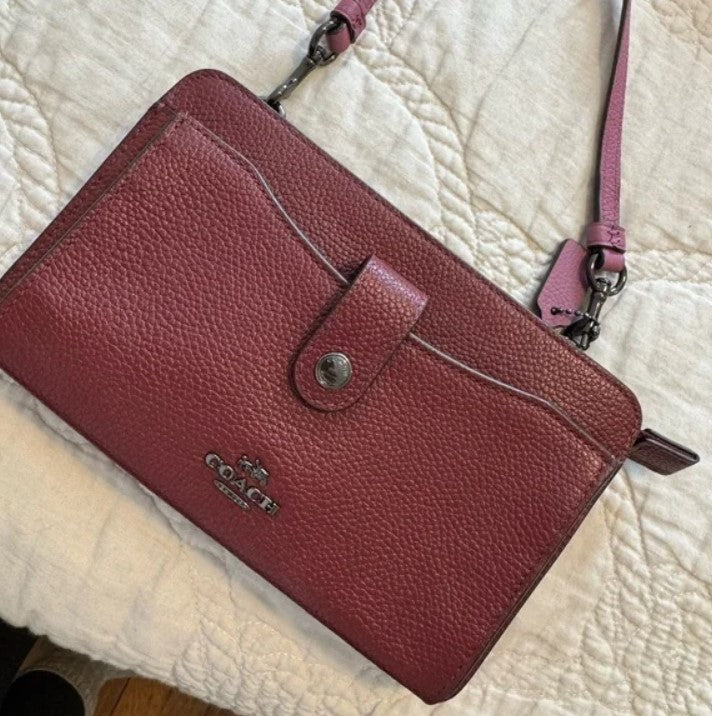 Coach crossbody wallet