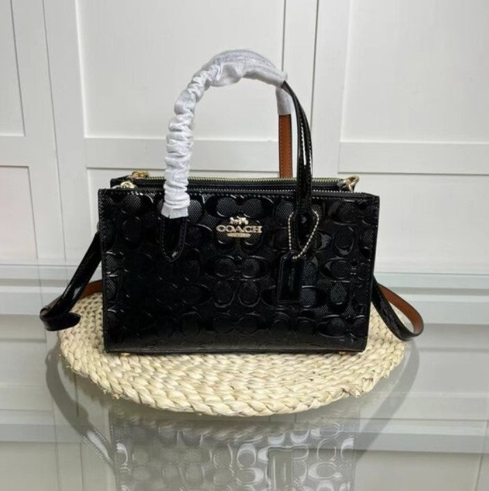 Coach Nina Small Tote Bag In Signature Leather CV400