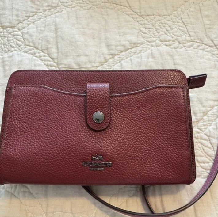 Coach crossbody wallet