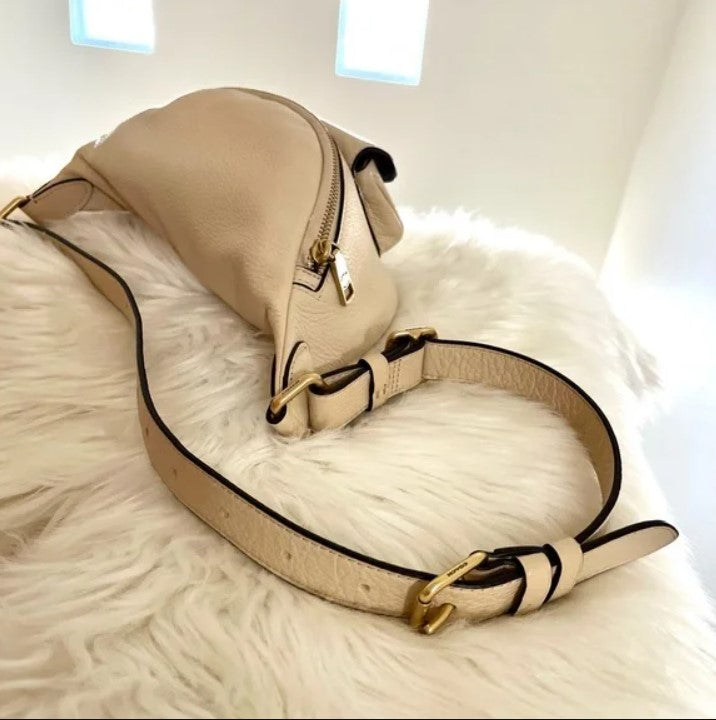 EUC Coach Beige Belt Bag