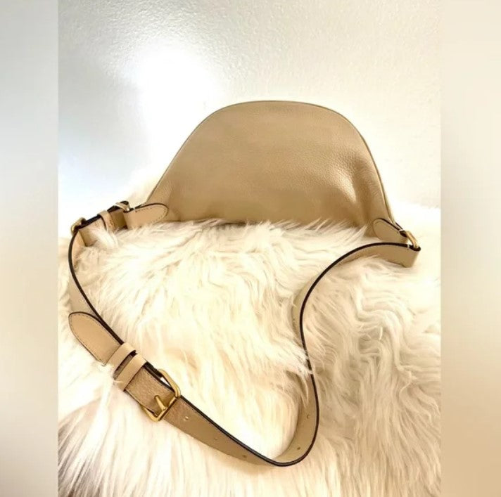 EUC Coach Beige Belt Bag