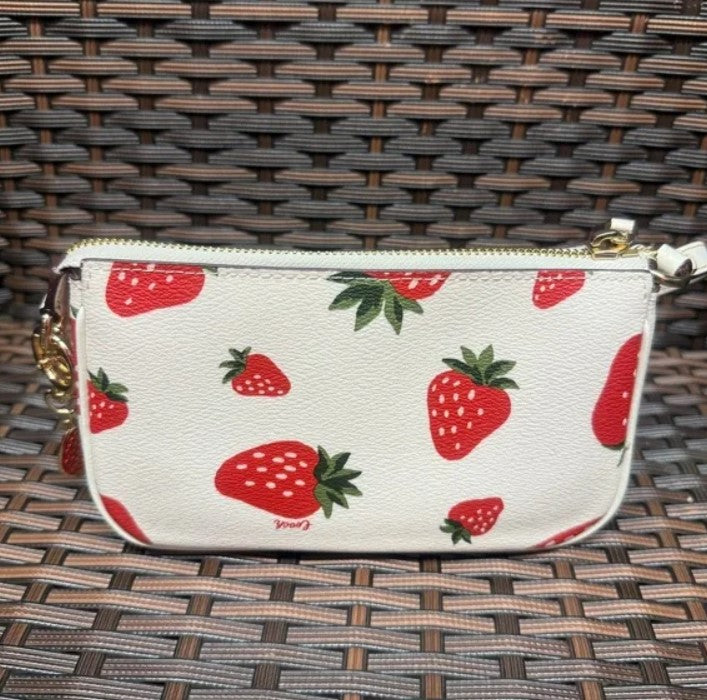 Coach Nolita 19 with wild strawberry print ch533