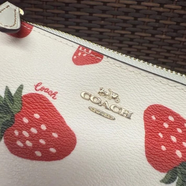 Coach Nolita 19 with wild strawberry print ch533